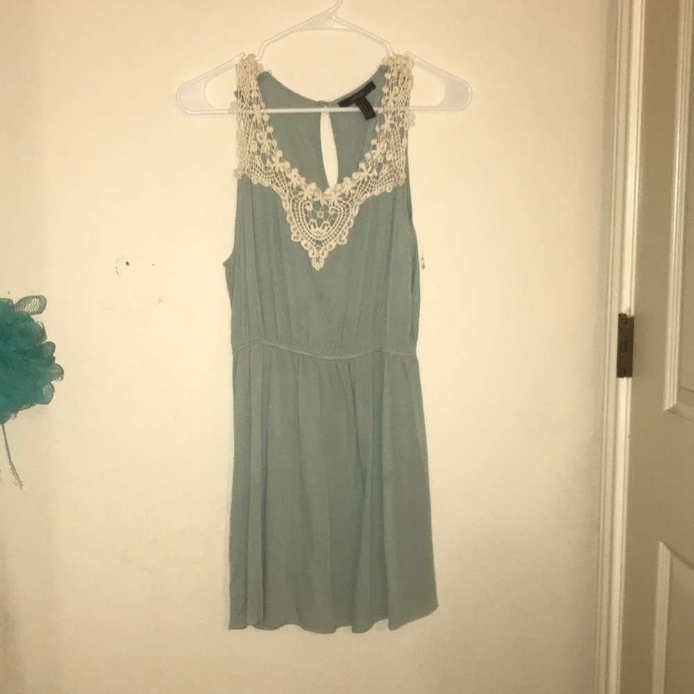 Teal dress